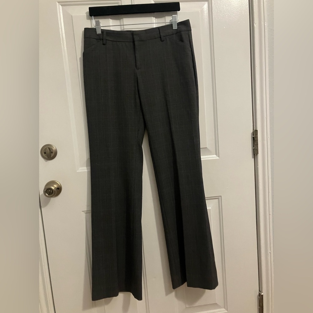 Gap grey plaid trousers